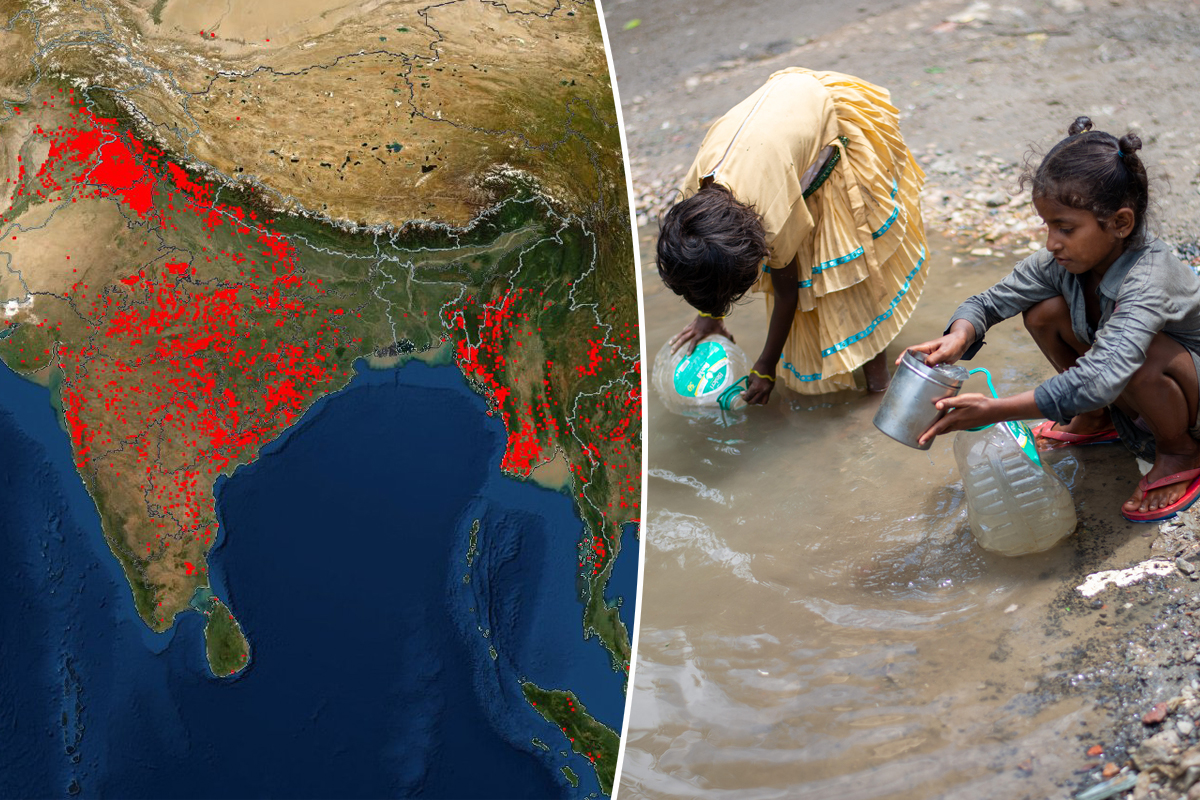 La canicule en Inde