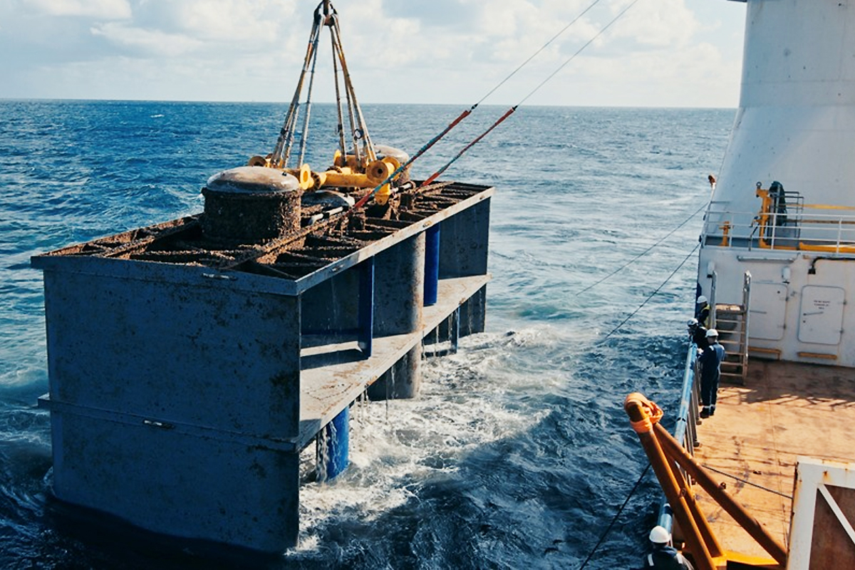 Une centrale hydrolienne