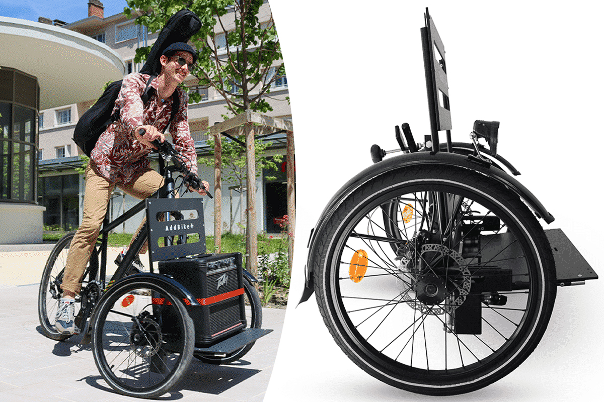 Un kit pour transformer les vélos en vélos électriques