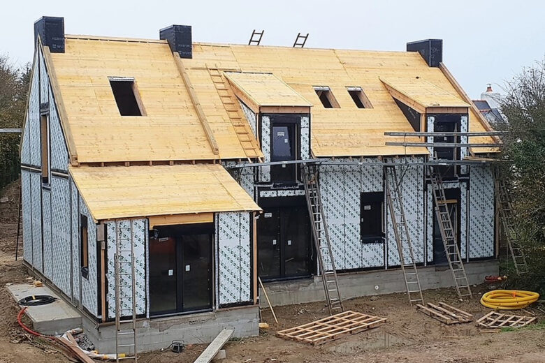 Maison individuelle en carton