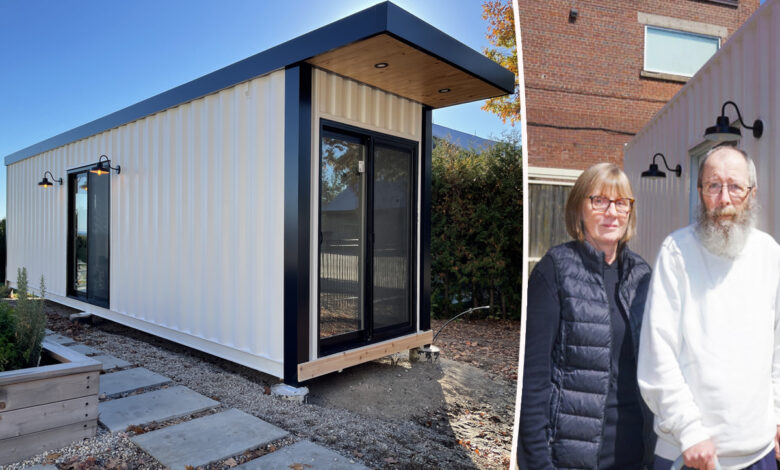 Elle voulait que son frère habite à proximité. Alors elle a mis une maison container de 130 000 $ dans le jardin