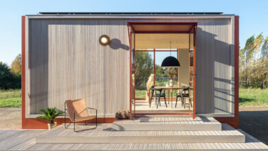 Une petite maison container modulaire