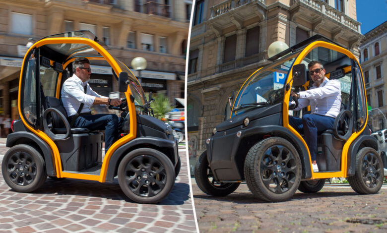 La voiture électrique Estrima Birò