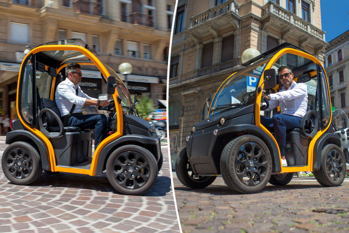 La voiture électrique Estrima Birò