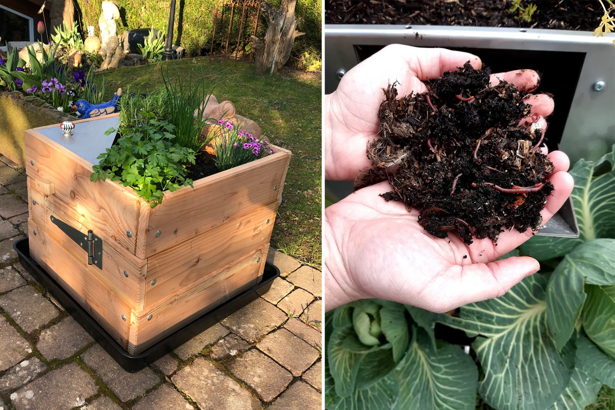 5 façons de cacher votre bac à compost  Composteur bois, Jardin naturel,  Composteur