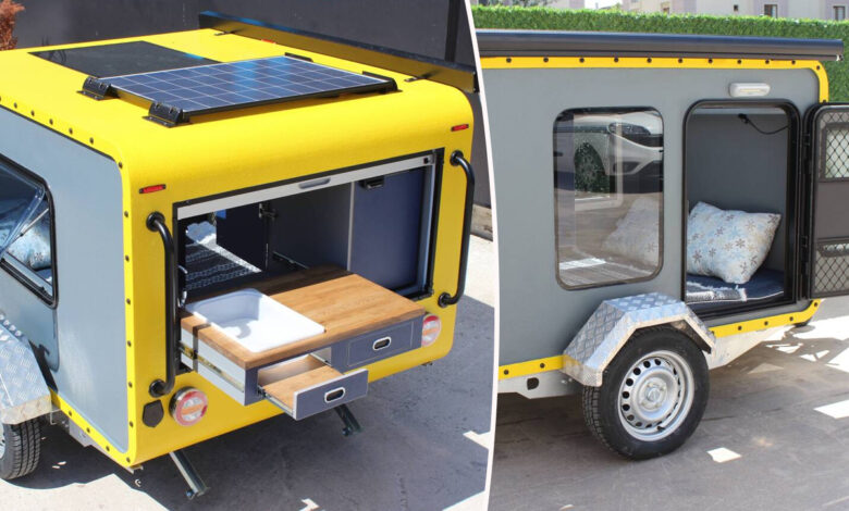 La remorque de camping Mohican d'Hotomobil