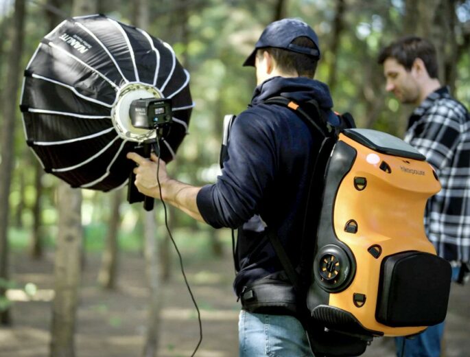 a backpack for powering appliances
