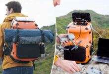 un sac à dos centrale électrique portable
