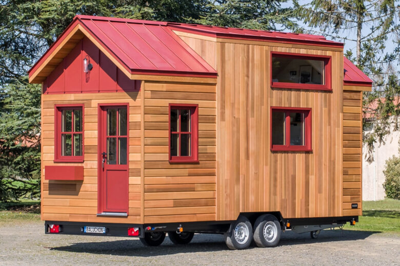 La Tiny House Pétrichor de l'extérieur