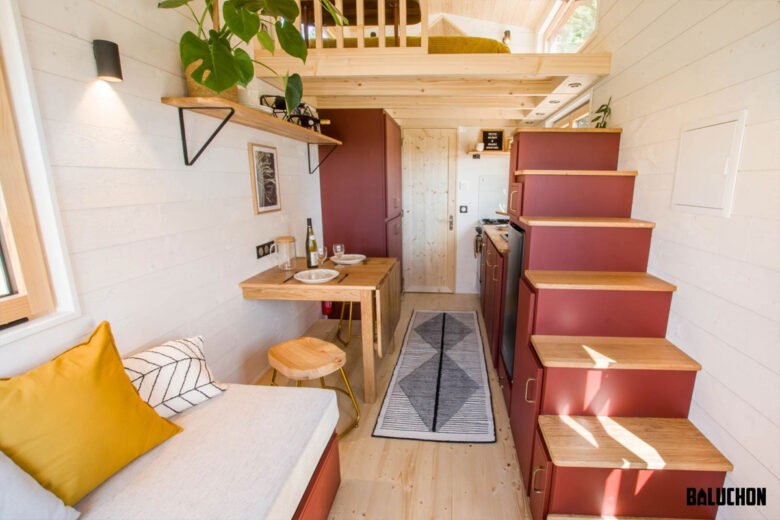 La Tiny House Pétrichor de l'intérieur 2