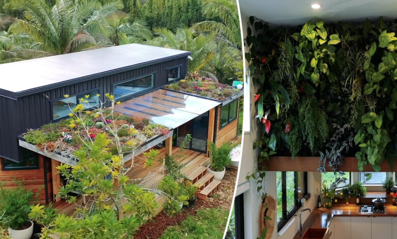 Une Tiny House végétalisée