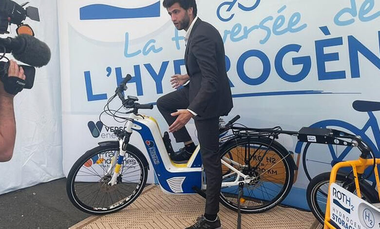 un vélo à hydrogène