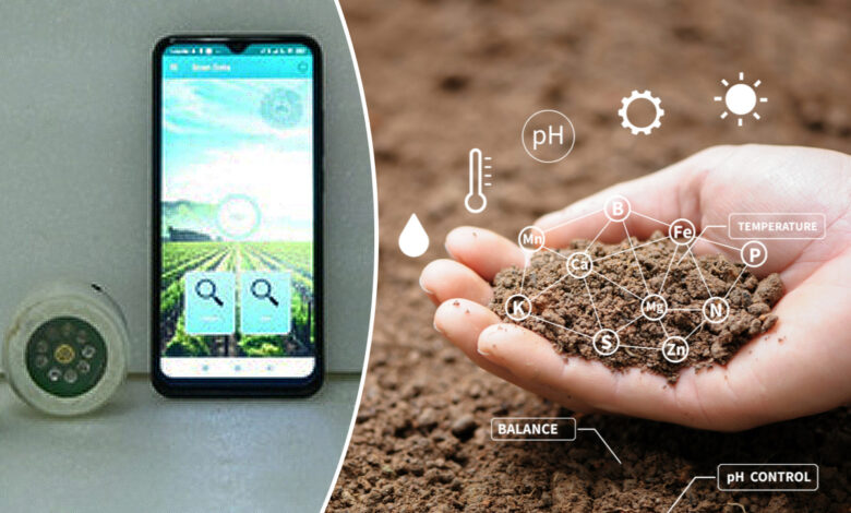 Un appareil pour analyser la qualité des sols