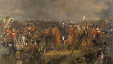 La bataille de Waterloo, par Jan Willem Pieneman, 1824, tableau néerlandais, huile sur toile.