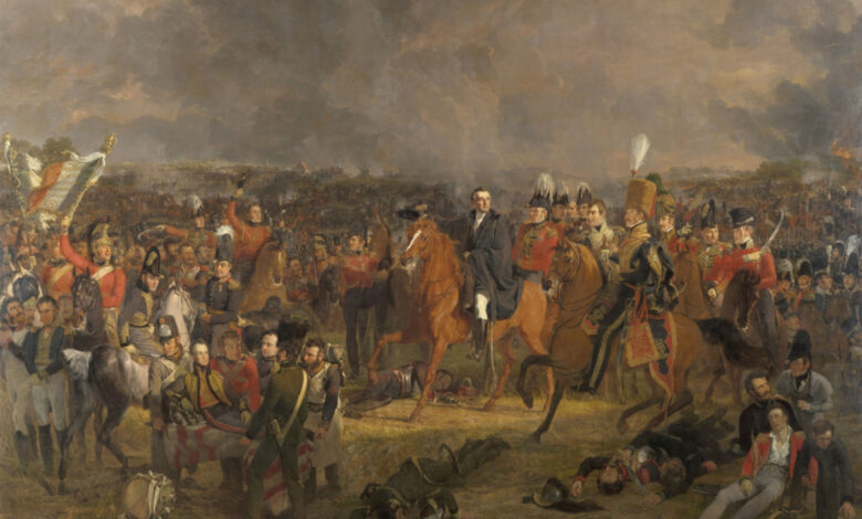 La bataille de Waterloo, par Jan Willem Pieneman, 1824, tableau néerlandais, huile sur toile.