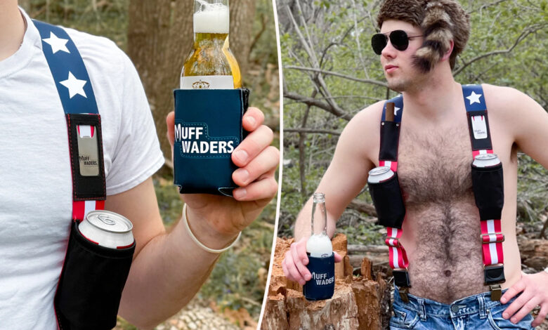 Ces bretelles permettent de garder les mains libres pendant que vos boissons restent au frais.