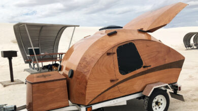 Une caravane Teardrop en kit