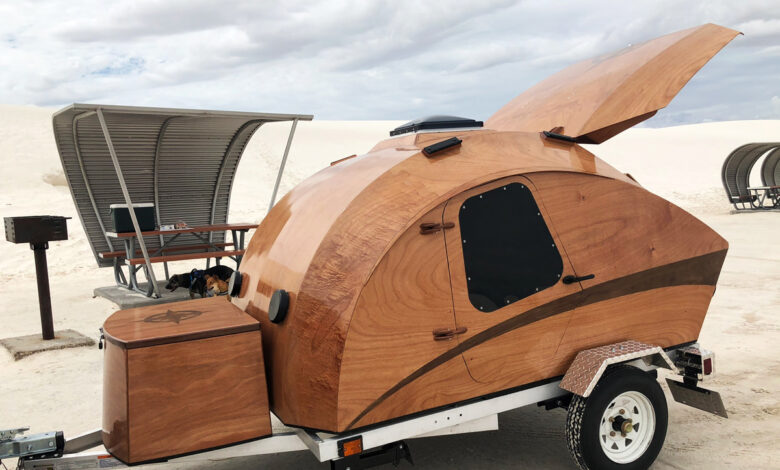 Une caravane Teardrop en kit