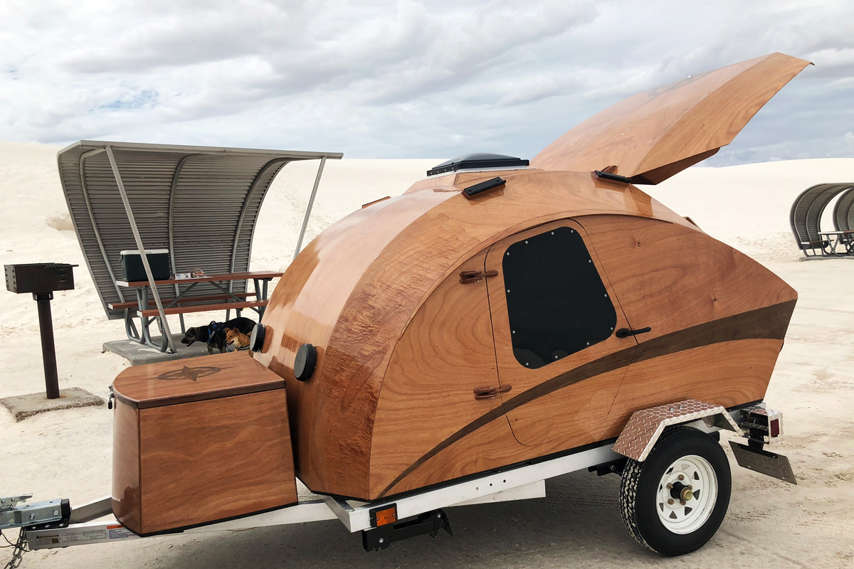 Une caravane Teardrop en kit