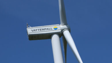 13 mai 2021 : éolienne de la société énergétique Vattenfall
