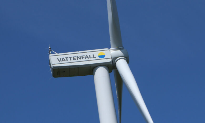 13 mai 2021 : éolienne de la société énergétique Vattenfall