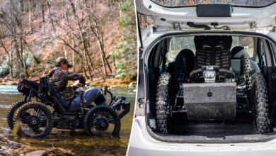 World's Lightest 4WD | Outrider Coyote 4WD, un fauteuil roulant tout terrain