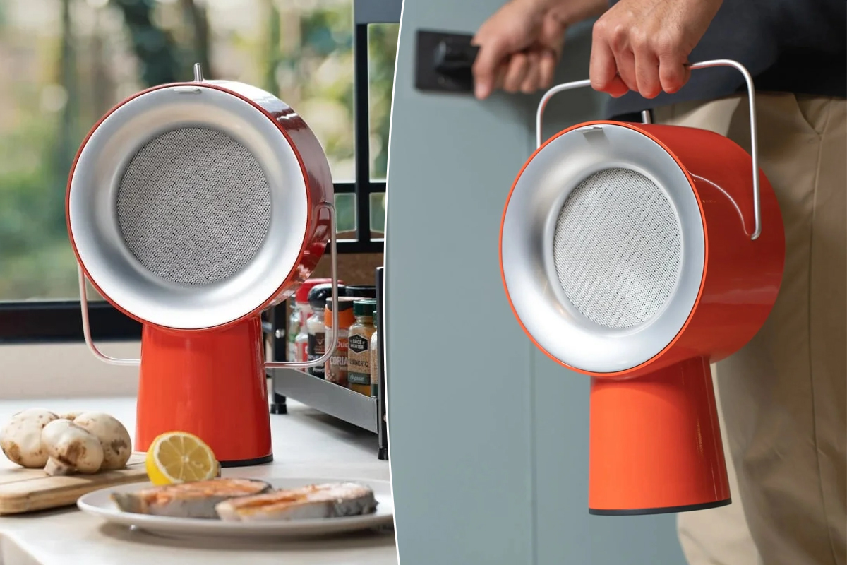 AirHood : il invente une hotte de cuisine portable et affole les