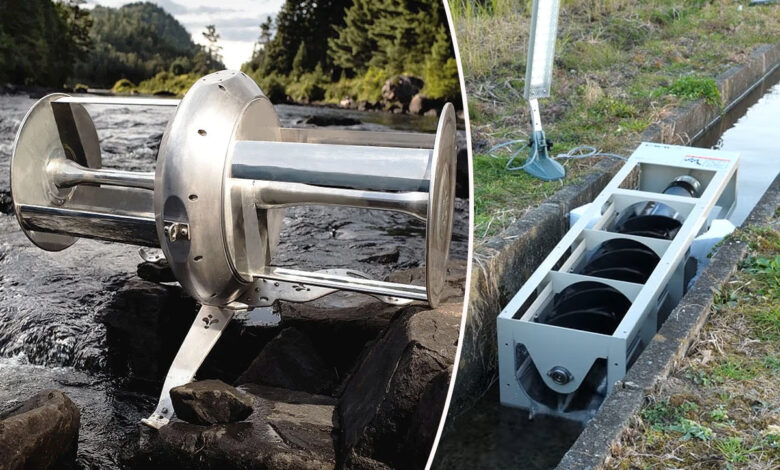 deux hydroliennes différentes