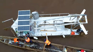 Une hydrolienne flottante au Congo