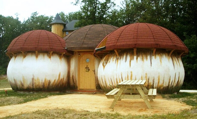 Une maison champignon