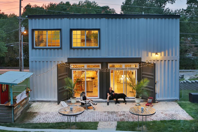 La maison container de Zack Smithey et son épouse