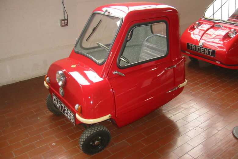 voitures du Lane Motor Museum 1964 Peel P50, la plus petite voiture du monde ( au Lane Motor Museum de Nashville, Tennessee (États-Unis)