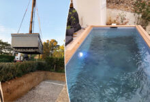 L'entreprise Soniga fabrique des piscines avec des containers de marchandises