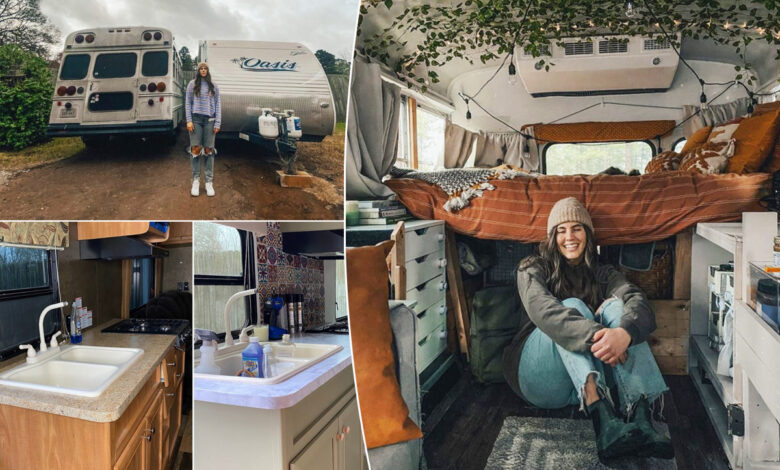 Un camping car rénové avec 1000€
