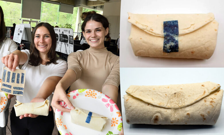Des étudiants ont inventé un ruban adhésif comestible pour les burritos