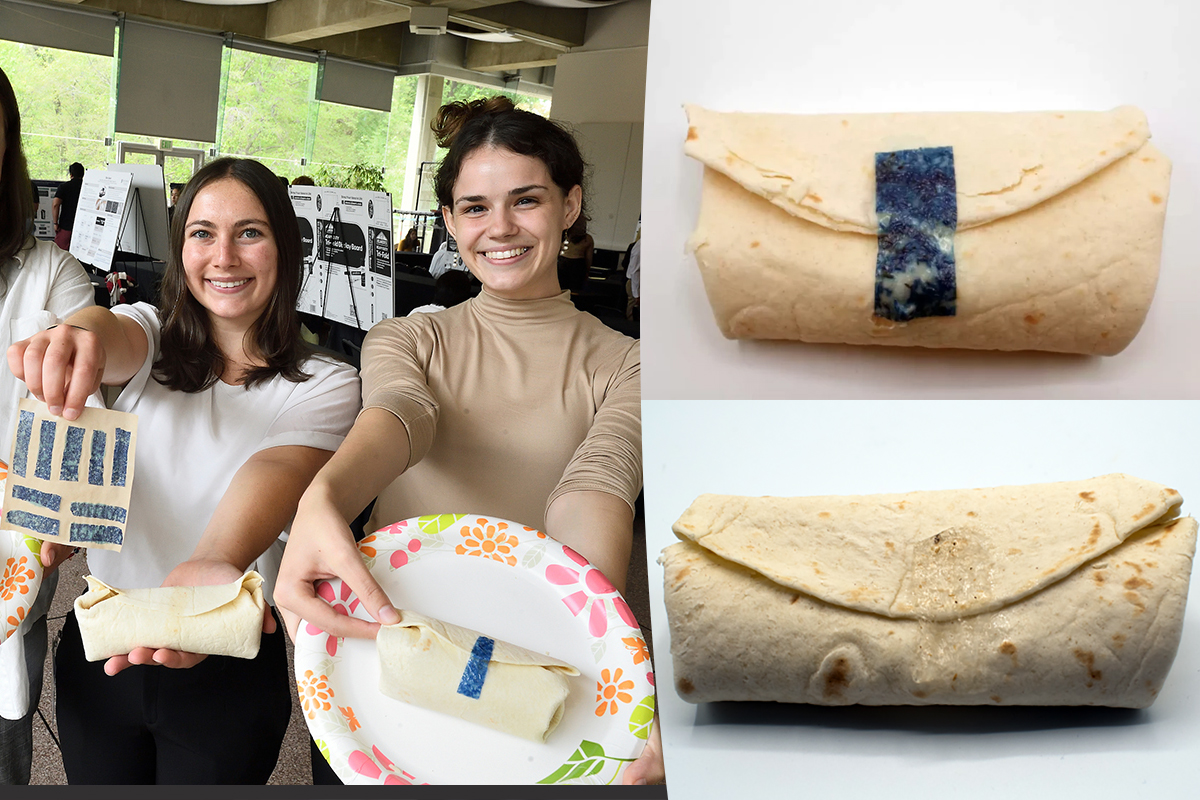 Des étudiants ont inventé un ruban adhésif comestible pour les burritos