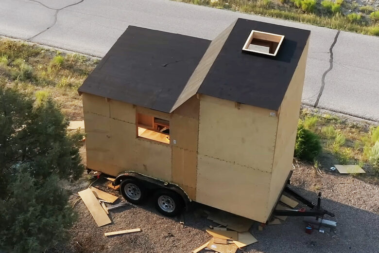 La première partie de la construction