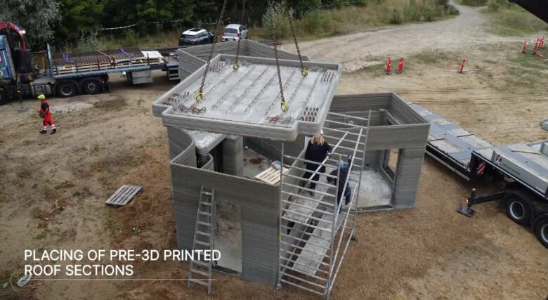 Une petite maison imprimée en 3D