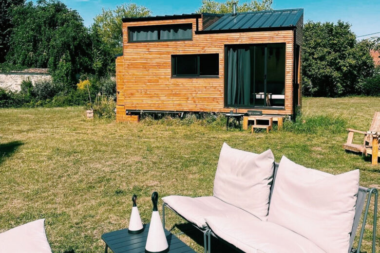 L'extérieur de la Tiny House Senja