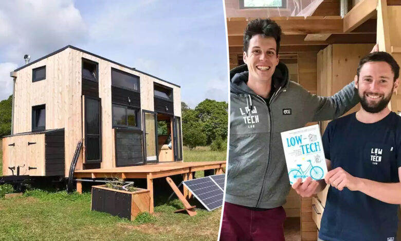 Pierre-Alain Lévêque et Clément Chabot et leur Tiny House Low Tech