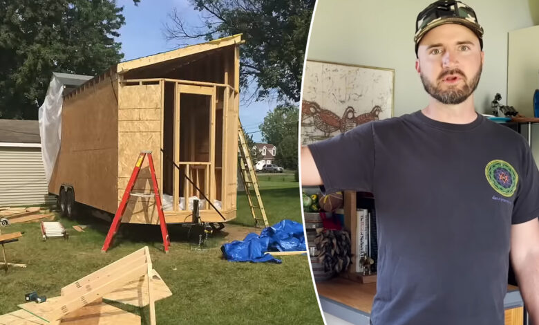 Nick Soave, musicien et inspecteur en bâtiment a construit sa propre Tiny House