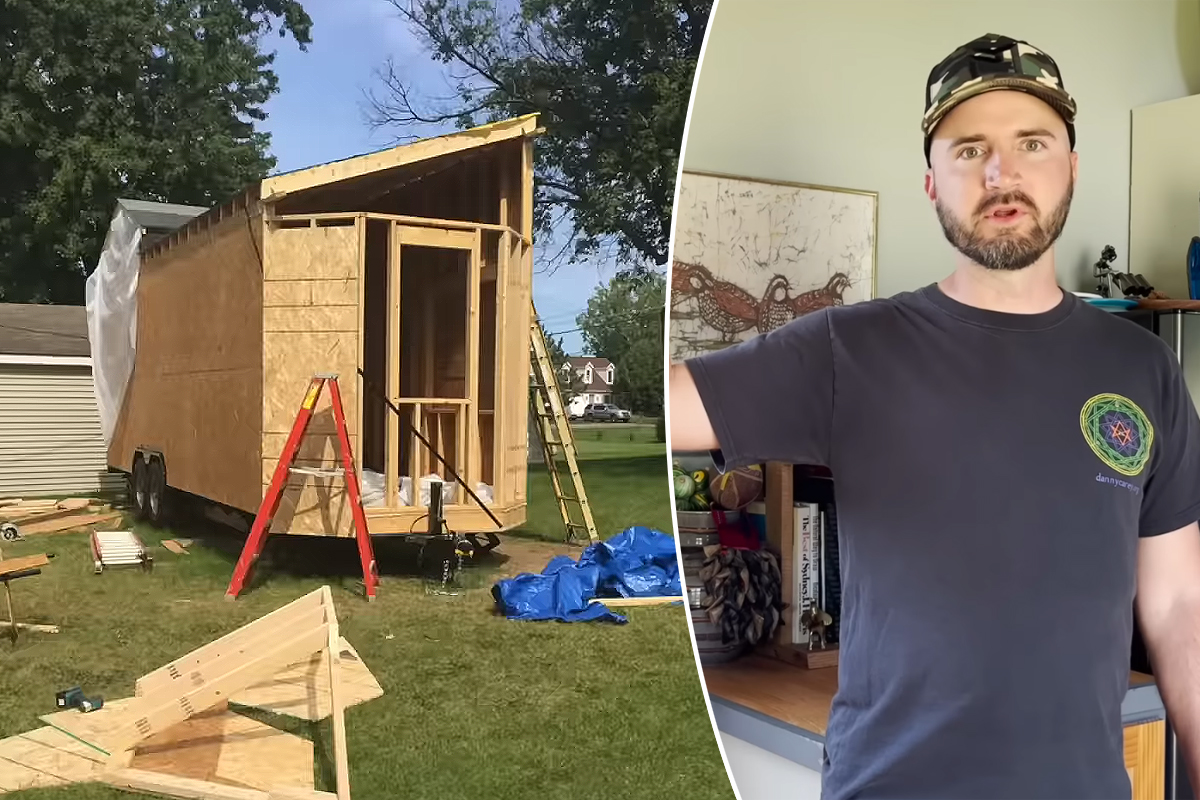 Nick Soave, musicien et inspecteur en bâtiment a construit sa propre Tiny House