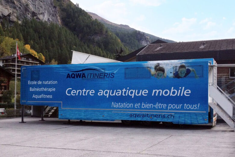 La remorque "centre aquatique mobile"