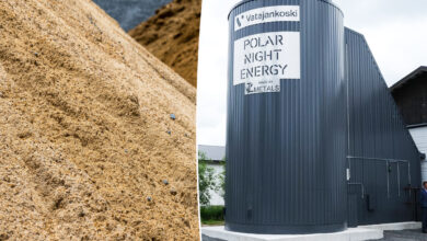 Une batterie de sable gigantesque