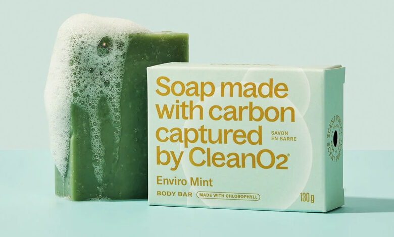 L'entreprise CleanO2 transforme les émissions de carbone en savon écologique