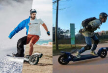 Curvway, le snowboard électrique des villes