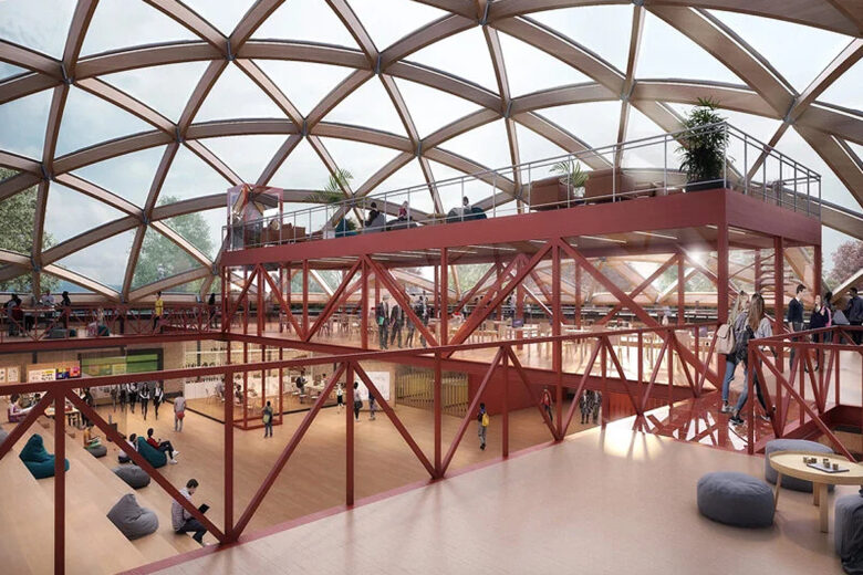 le premier « bâtiment vivant » de l'Ecosse comportera un dôme géodésique