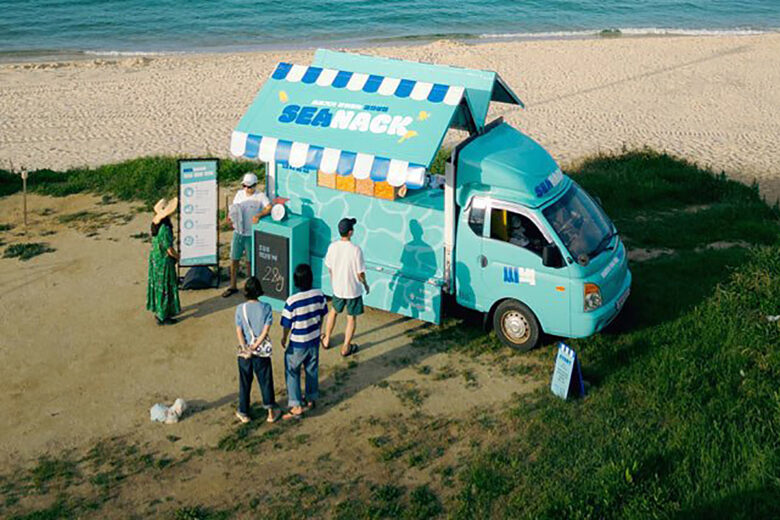 Le food-truck de l’association Korea Green Foundation