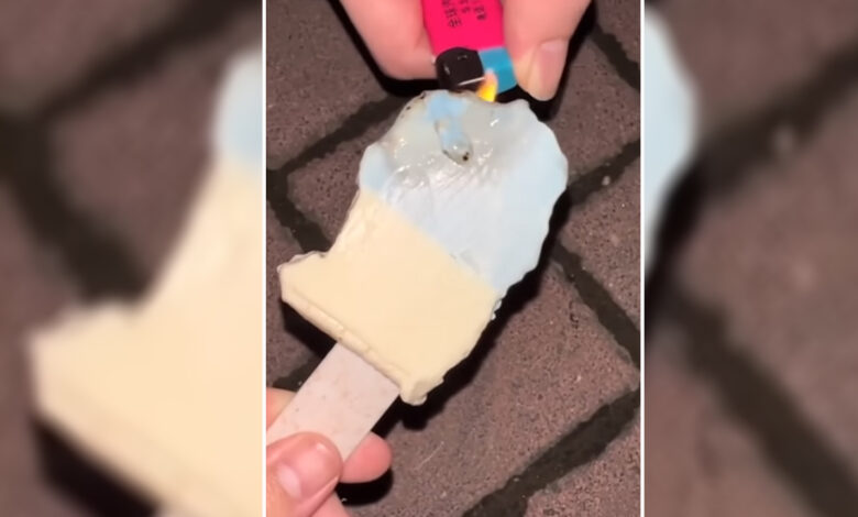 Une crème glacée qui ne fond jamais.
