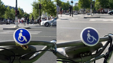 un badge lumineux qui rend visible, le handicap invisible